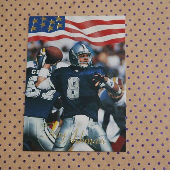 Troy Aikman SG1 Football Card - Picture 1 of 2